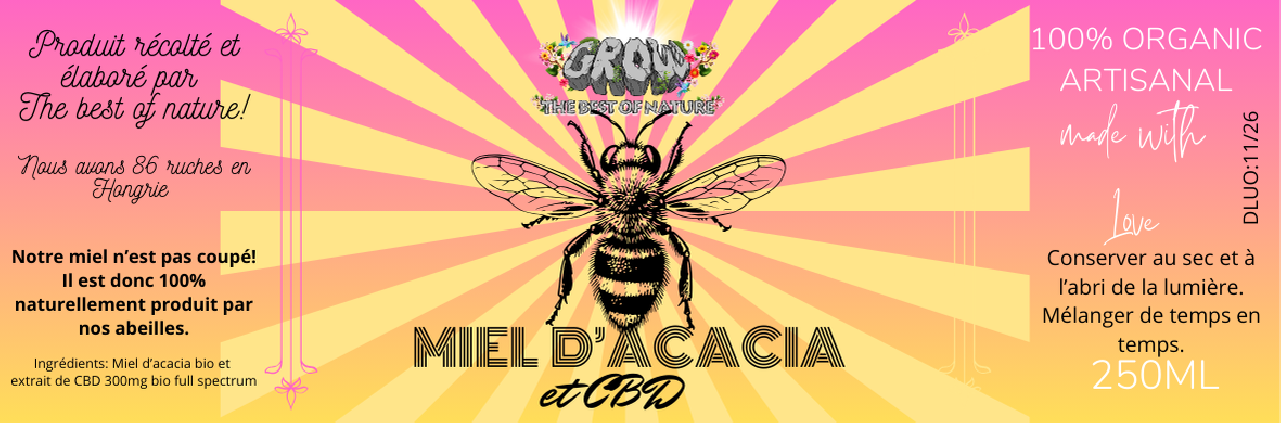 Miel d'Acacia et CBD