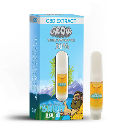 CBD extrair cartucho cerâmico 50% Neve BUD